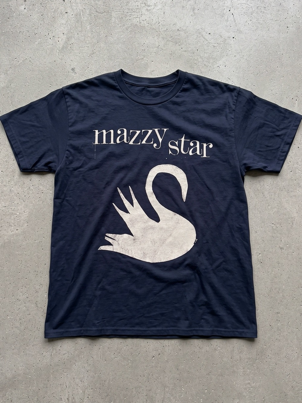 Alt Rock Mazzy Star Swan Dream Pop Shoegaze Navy Graphic Tee